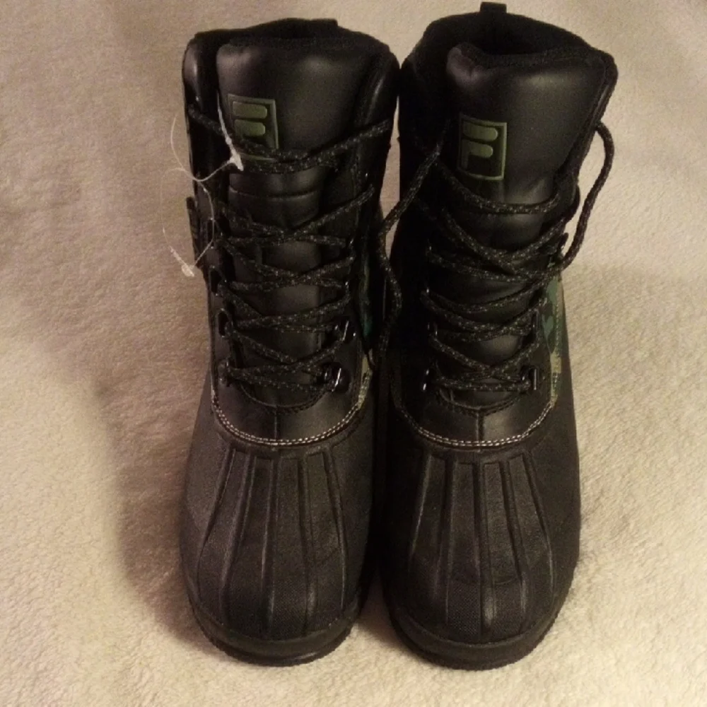 FILA Camouflage Waterproof Boots CAMO SIZE 7 NEW